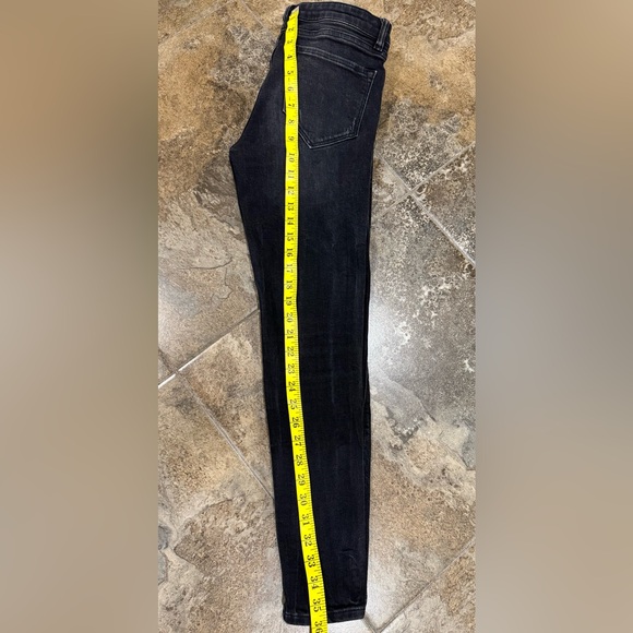 All Saints Mast Twisted Skinny Jeans. Washed black. Size 28w - Picture 2 of 6